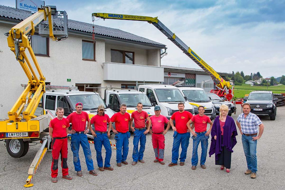 Das Team der Neuhold Dach GmbH